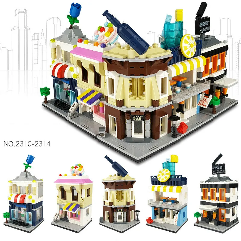 Wange architecture series mini street shop store model building blocks flower restaurant kids toys compatible legoingly city
Wange architecture series mini street shop store model building blocks flower restaurant kids toys compatible legoingly city