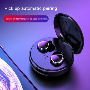 Bluetooth 5.0 Wireless Earphone Sports Headset 3D Stereo Sound Earbud with Portable Mic and Charging box For iPhone Samsung
Bluetooth 5.0 Wireless Earphone Sports Headset 3D Stereo Sound Earbud with Portable Mic and Charging box For iPhone Samsung