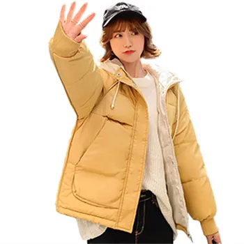2019 New winter Hooded Women parka Solid zipper Long sleeve Outwear Coat Jacket Thick warm Fashion Cotton clothing Female C66
2019 New winter Hooded Women parka Solid zipper Long sleeve Outwear Coat Jacket Thick warm Fashion Cotton clothing Female C66