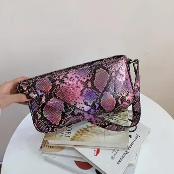 Vintage Snake Print Women Shoulder Bag Female PU Leather Underarm Handbags Shopping Tote Messenger Bags 2020 New
Vintage Snake Print Women Shoulder Bag Female PU Leather Underarm Handbags Shopping Tote Messenger Bags 2020 New