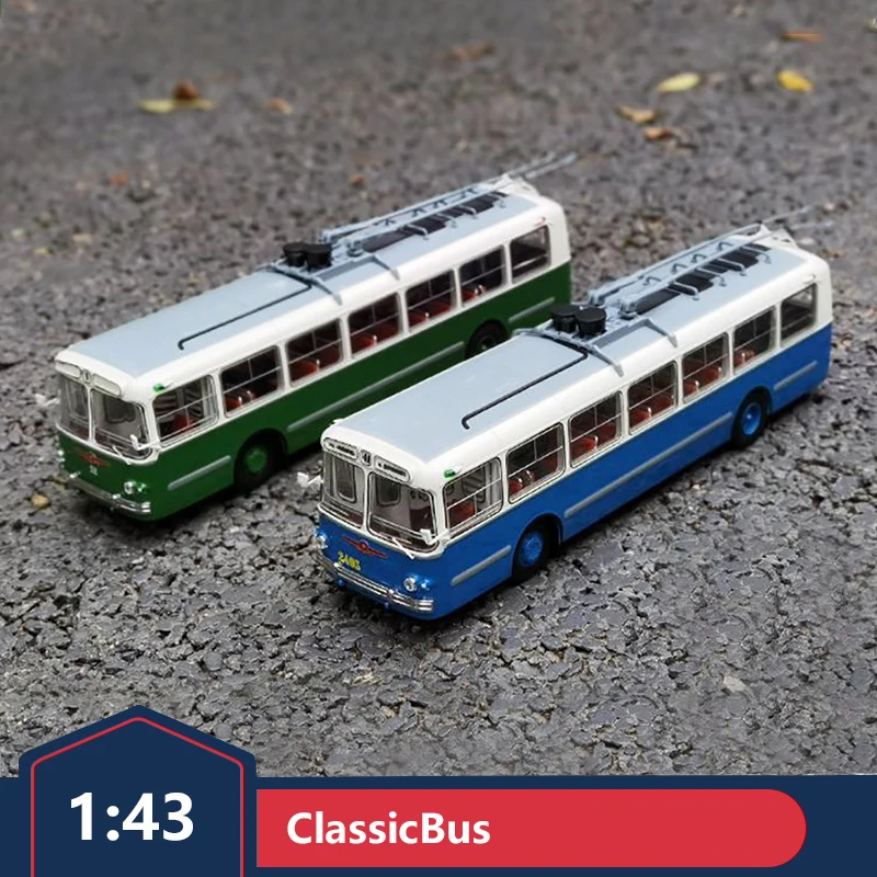 1:43 ZIU-5 Vintage Bus ClassicBus Soviet Russian Tram Model | Игрушки и хобби
