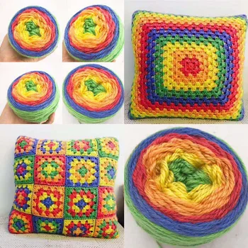 Wool blend rainbow long shawl scarf thread 250g wool yarn knitting yarn lot
Wool blend rainbow long shawl scarf thread 250g wool yarn knitting yarn lot