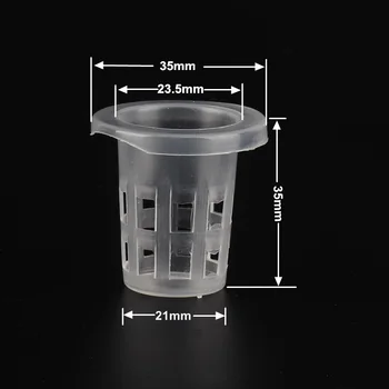 Net Pot 23mm 100pcs Hydroponic Basket Soilless Grow Aeroponics Mesh Cup Plastic Planting Mesh Pot NFT
Net Pot 23mm 100pcs Hydroponic Basket Soilless Grow Aeroponics Mesh Cup Plastic Planting Mesh Pot NFT