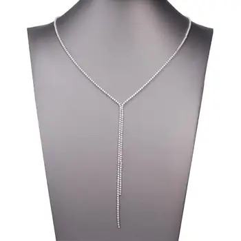 2020 Simple Vintage Long Tassel Women Necklace Gold Silver Color Square CZ Zirconia Sweater Necklace Link Chain Fashion Jewelry 
2020 Simple Vintage Long Tassel Women Necklace Gold Silver Color Square CZ Zirconia Sweater Necklace Link Chain Fashion Jewelry
