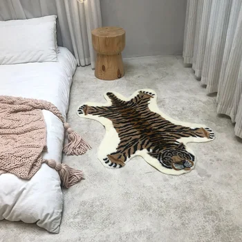Animal Print Washable Simulation Lightweight Decorative Soft Home Gift Floor Mat Multi-Purpose Portable Rug Tiger Shape 
Animal Print Washable Simulation Lightweight Decorative Soft Home Gift Floor Mat Multi-Purpose Portable Rug Tiger Shape