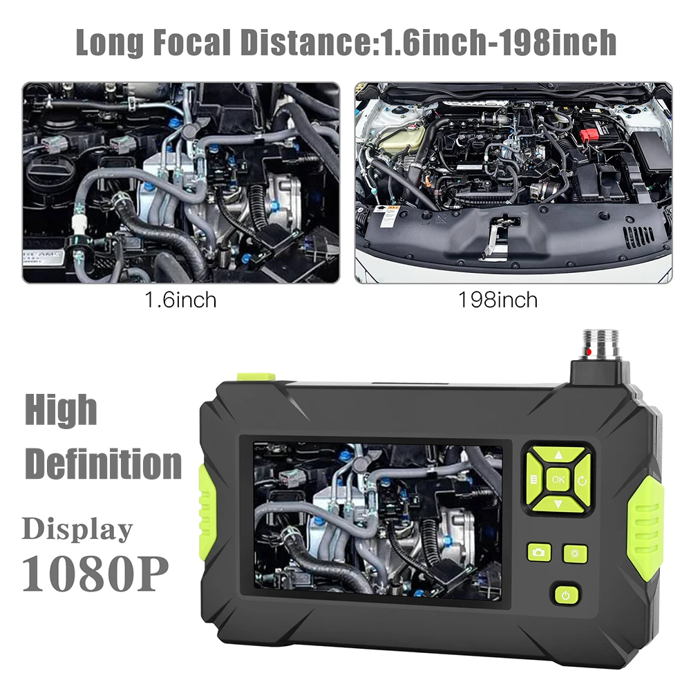 Profession P30 Green Industrial Endoscope Digital Borescope 4.3inch LCD Camera 1080PHD Video Waterproof Inspection Camera
Profession P30 Green Industrial Endoscope Digital Borescope 4.3inch LCD Camera 1080PHD Video Waterproof Inspection Camera