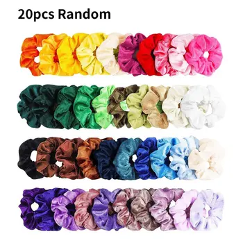20 Soft Velvet Women'S Elastic Hair Ring Rubber Bands Sweet Girls Hair Accessories Ponytail Holder Headdress Headwear Colon Roll
20 Soft Velvet Women'S Elastic Hair Ring Rubber Bands Sweet Girls Hair Accessories Ponytail Holder Headdress Headwear Colon Roll