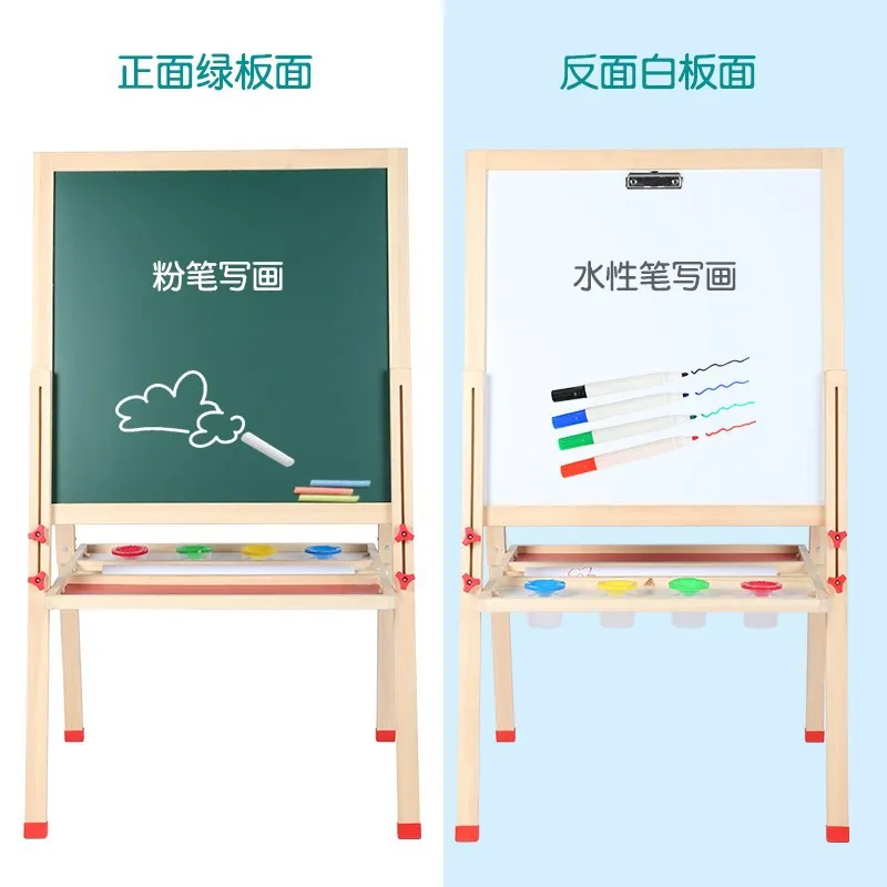 Children Young CHILDREN'S Sided Magnetic Drawing Board Easel Baby Household Wipable Writing Board Small Blackboard Braced
Children Young CHILDREN'S Sided Magnetic Drawing Board Easel Baby Household Wipable Writing Board Small Blackboard Braced