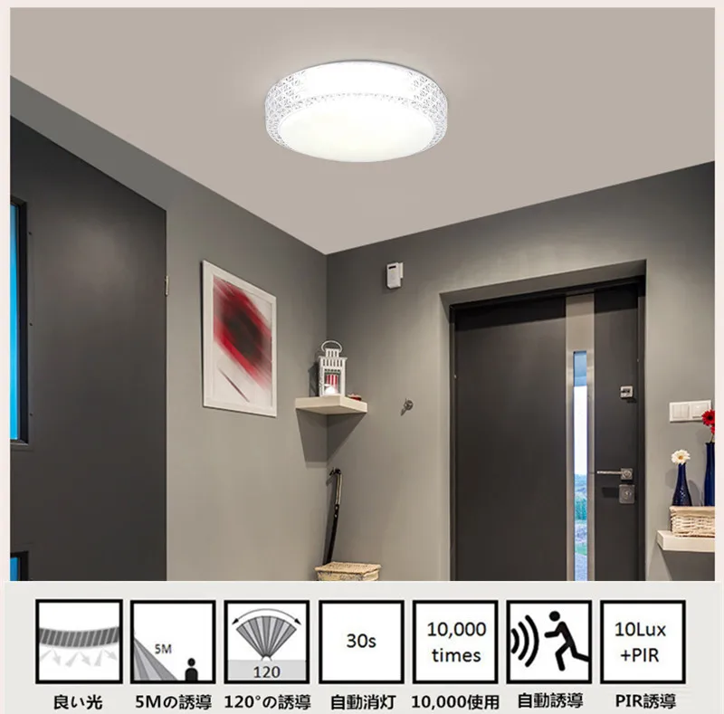 Starry Sky Ultra Thin Mounted Led Ceiling Lights Lamp Radar Induction 12W Indoor Daylight Light Corridor Stairs Garage Balcony 
Starry Sky Ultra Thin Mounted Led Ceiling Lights Lamp Radar Induction 12W Indoor Daylight Light Corridor Stairs Garage Balcony