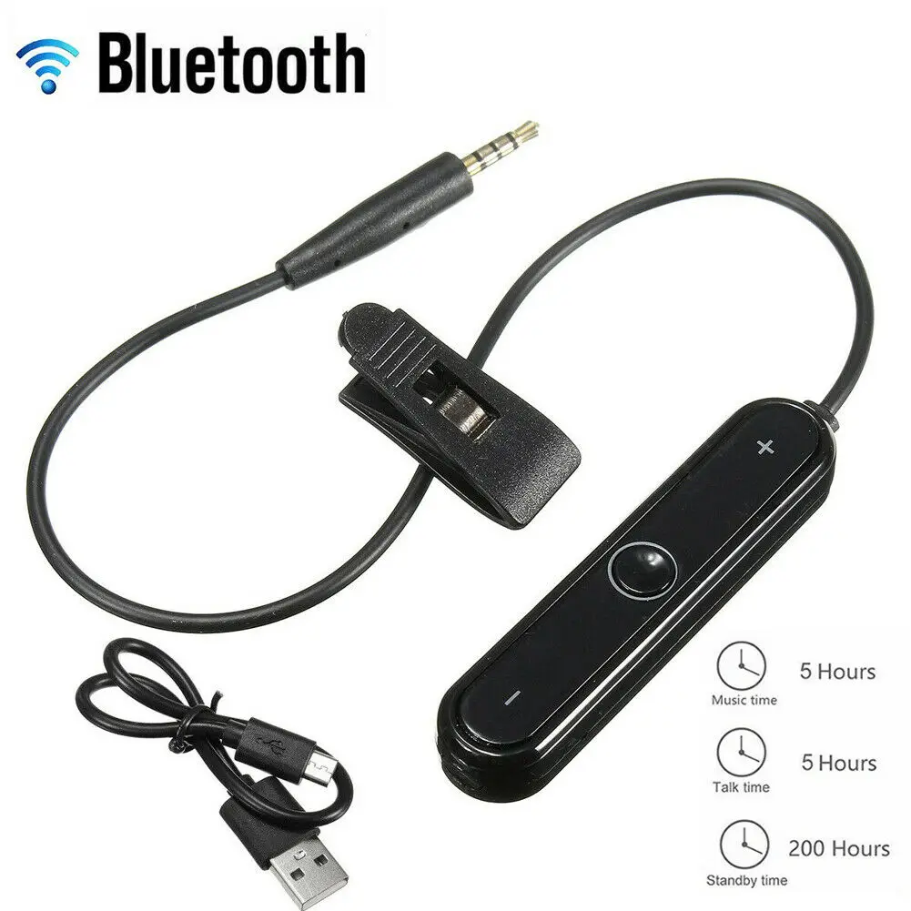 Bluetooth Heaset Adapter for QC2 QC15 OE2 AE2 QC25 Headphones Wireless Converter Cables
Bluetooth Heaset Adapter for QC2 QC15 OE2 AE2 QC25 Headphones Wireless Converter Cables