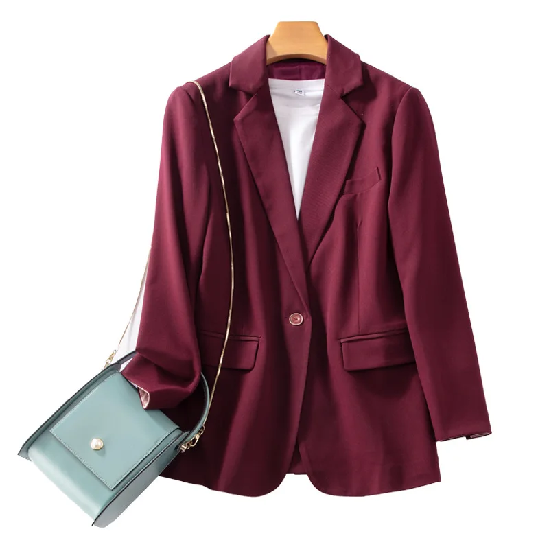Women's suit jacket new style spring and autumn fashion temperament commuting loose casual jacket office ladies suit jacket
Women's suit jacket new style spring and autumn fashion temperament commuting loose casual jacket office ladies suit jacket