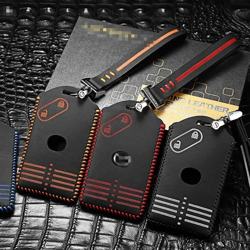 Key Holder Top Layer Leather key cover 2 button 2004-2020 OEM For Mazdas M6 Series bag car key case Shell Protector
Key Holder Top Layer Leather key cover 2 button 2004-2020 OEM For Mazdas M6 Series bag car key case Shell Protector