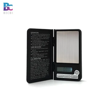 Precision Pocket Scale 200g/0.01g Jewelry Gram Weight Clamshell Design with Backlight Display Calibration
Precision Pocket Scale 200g/0.01g Jewelry Gram Weight Clamshell Design with Backlight Display Calibration