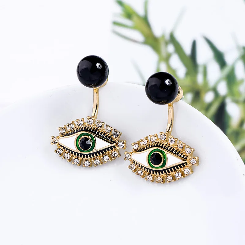 Fashion Cz Turkish Blue Eye Stud Earrings for Women Bohemian Unisex Alloy Crystal Earrings Female Trendy Jewelry Gifts
Fashion Cz Turkish Blue Eye Stud Earrings for Women Bohemian Unisex Alloy Crystal Earrings Female Trendy Jewelry Gifts