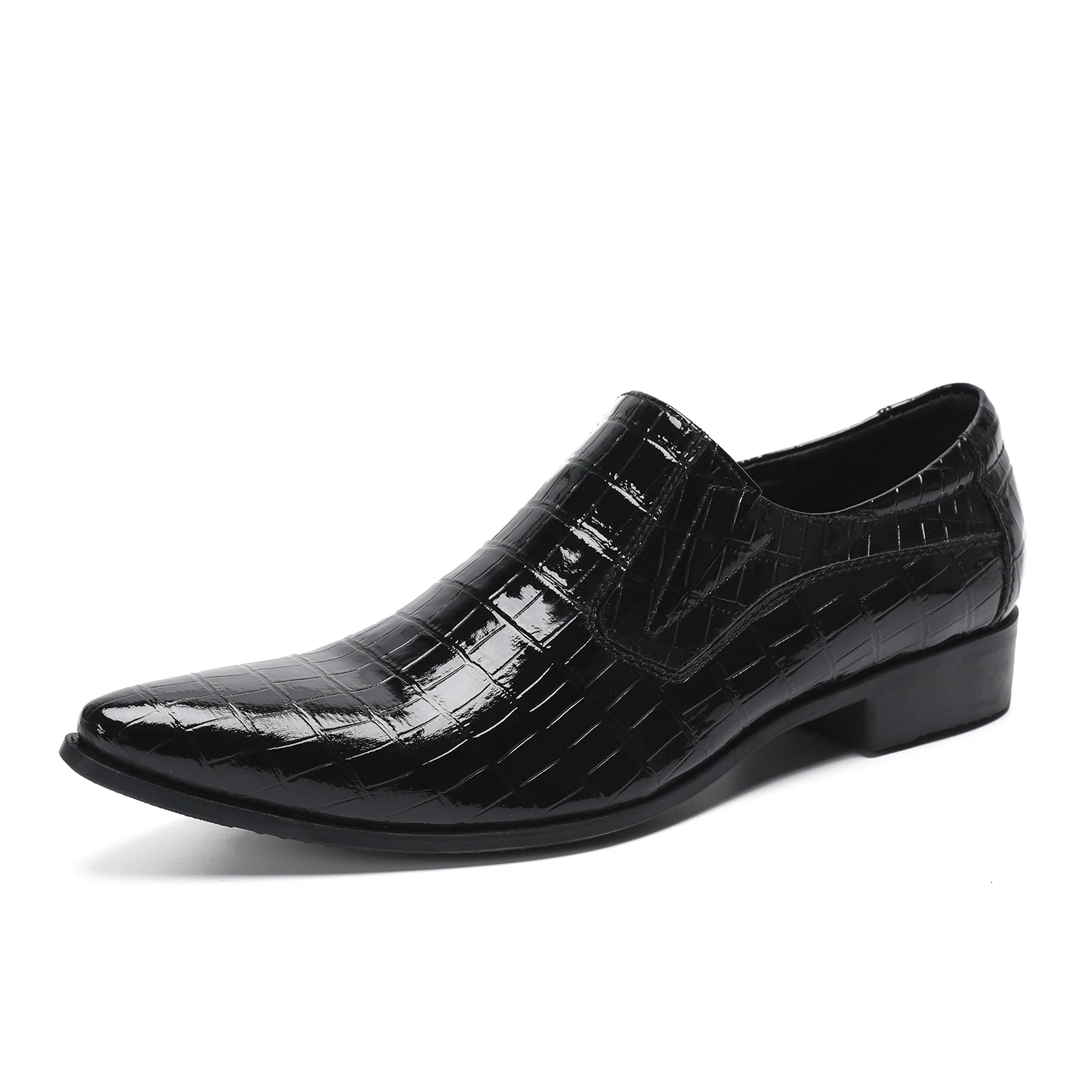 Genuine Leather Pointed toe Dress Shoes Slip on Men'S Shoes Business shoes for men Big size 47
Genuine Leather Pointed toe Dress Shoes Slip on Men'S Shoes Business shoes for men Big size 47