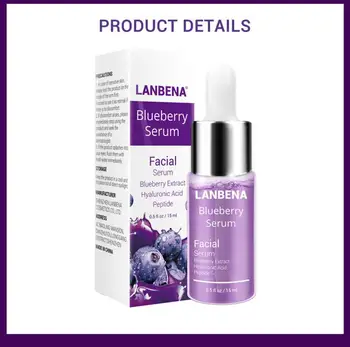 15ML LANBENA Blueberry Extract Face Essence Moisturizing Brighten Anti-wrinkles Face Serum Smooth Light lines Face Care TSLM1
15ML LANBENA Blueberry Extract Face Essence Moisturizing Brighten Anti-wrinkles Face Serum Smooth Light lines Face Care TSLM1