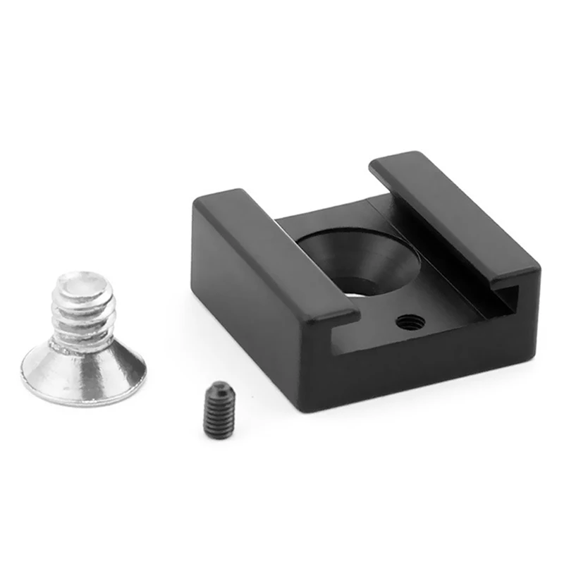 1Pc Cold Shoe Mount Adapter Base with 1/4" Mounting Screw for Camera Cage Flash LED Light
1Pc Cold Shoe Mount Adapter Base with 1/4" Mounting Screw for Camera Cage Flash LED Light