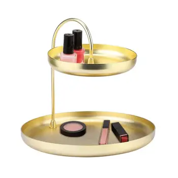 Nordic Large Jewelry Tray Double Cosmetic Jewelry Tray Attractive Jewelry Storage Two-Tiered Dressing table gold storage tray 
Nordic Large Jewelry Tray Double Cosmetic Jewelry Tray Attractive Jewelry Storage Two-Tiered Dressing table gold storage tray