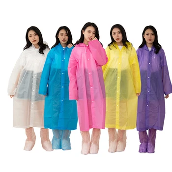 EVA Women Man Raincoat Thickened Waterproof Rain Poncho Coat Adult Clear Transparent Camping Hoodie Rainwear Suit
EVA Women Man Raincoat Thickened Waterproof Rain Poncho Coat Adult Clear Transparent Camping Hoodie Rainwear Suit