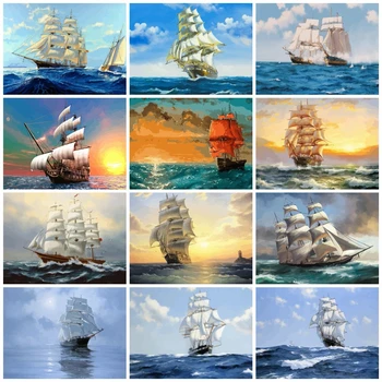 AZQSD Painting By Numbers Ship Arcylic Colorful By Numbers Landscape Wall Art Oil Painting HandPainted DIY Gift Home Decor
AZQSD Painting By Numbers Ship Arcylic Colorful By Numbers Landscape Wall Art Oil Painting HandPainted DIY Gift Home Decor