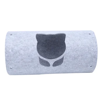 Felt Cloth Cat Playing Tunnel Bell Mouse Feather Toy Kitten Channel Pet Supplies (Grey)
Felt Cloth Cat Playing Tunnel Bell Mouse Feather Toy Kitten Channel Pet Supplies (Grey)