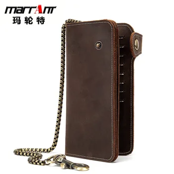 new crazy horse leather wallets anti-theft hand bag leather long chains to restore ancient ways more than 8716 card bag
new crazy horse leather wallets anti-theft hand bag leather long chains to restore ancient ways more than 8716 card bag