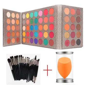 Pro 65 Color Eyeshadow Palette with 20pcs Brush and 1 pcs Sponge Blender Set Sweatproof Pigment Matte Shimmer Metallic Cosmetics
Pro 65 Color Eyeshadow Palette with 20pcs Brush and 1 pcs Sponge Blender Set Sweatproof Pigment Matte Shimmer Metallic Cosmetics