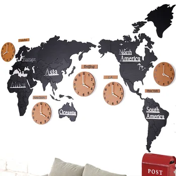 world map wall clock drawing room wall 3d oversized ornaments The Office household supplies originality The clock
world map wall clock drawing room wall 3d oversized ornaments The Office household supplies originality The clock