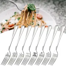 Stainless Steel Dinner Fo-rk Anti-wear Tableware Long Handle Table Fo-rks Set Korean Cutlery Valentine's Day Present
Stainless Steel Dinner Fo-rk Anti-wear Tableware Long Handle Table Fo-rks Set Korean Cutlery Valentine's Day Present