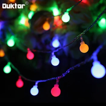 Hot 5M/10M/20M LED Fairy Garlands Lights LED Ball String Lights Decoration Lights for Home Holiday Wedding Christmas Tree
Hot 5M/10M/20M LED Fairy Garlands Lights LED Ball String Lights Decoration Lights for Home Holiday Wedding Christmas Tree