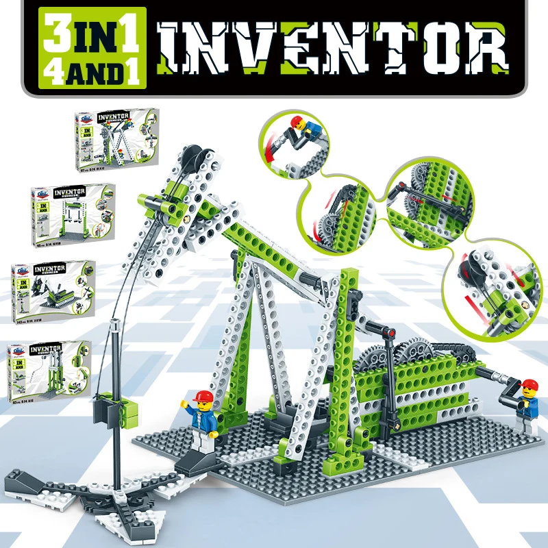 Educational Building Blocks Power Principle Construction Machinery 4-in-1 Set Children's Educational Plastic Toys
Educational Building Blocks Power Principle Construction Machinery 4-in-1 Set Children's Educational Plastic Toys