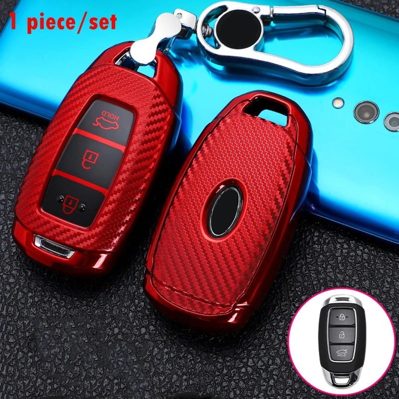 Soft TPU Material Fashion Carbon Fiber Pattern Car Key Protective Cover Metal Keychain Cover Suitable for Hyundai Ix35
Soft TPU Material Fashion Carbon Fiber Pattern Car Key Protective Cover Metal Keychain Cover Suitable for Hyundai Ix35