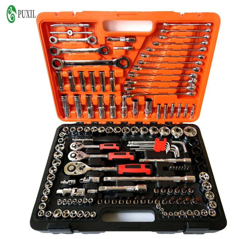 61/82/94 Car repair Tools set Multi-function combination package Manual tool kit with plastic toolbox
61/82/94 Car repair Tools set Multi-function combination package Manual tool kit with plastic toolbox