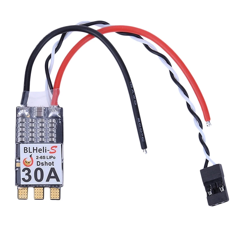 30A бесщеточный HLW Blheli-S ESC для 2-6s LiPo FPV QAV250 200 Квадрокоптер | Электроника