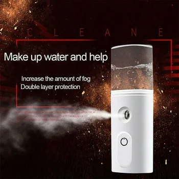 ELOOLE Portable Home Car USB Mist Maker Diffuser Air Purifier Humidifier Hydrating Nano Spray Evaporating Face Beauty Apparatus 
ELOOLE Portable Home Car USB Mist Maker Diffuser Air Purifier Humidifier Hydrating Nano Spray Evaporating Face Beauty Apparatus