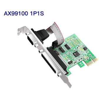 HOT-RS232 RS-232 9Pin Serial Port COM & DB25 Parallel Port Pcie Riser Card PCI-E PCI Express Card Adapter Converter AX99100 1P1S
HOT-RS232 RS-232 9Pin Serial Port COM & DB25 Parallel Port Pcie Riser Card PCI-E PCI Express Card Adapter Converter AX99100 1P1S