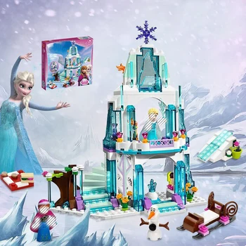Dream Castle Snow World Elsa Ice Castle Princess Anna Set Model Building Blocks Gift Toys Compatible Lepining Friends
Dream Castle Snow World Elsa Ice Castle Princess Anna Set Model Building Blocks Gift Toys Compatible Lepining Friends