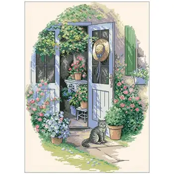 Garden Door scenery Patterns Counted Cross Stitch 11CT 14CT 18CT DIY Chinese Cross Stitch Kits Embroidery Needlework Sets
Garden Door scenery Patterns Counted Cross Stitch 11CT 14CT 18CT DIY Chinese Cross Stitch Kits Embroidery Needlework Sets