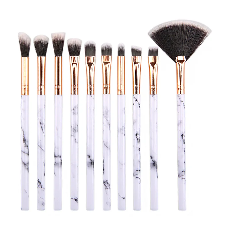 Marbling Makeup Brushes Set 10 pcs/Set Eyebrow Brush Nose Shadow Eyebrow Make up Concealer Brushes Professional Makeup
Marbling Makeup Brushes Set 10 pcs/Set Eyebrow Brush Nose Shadow Eyebrow Make up Concealer Brushes Professional Makeup