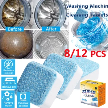 8/12 PCS Washing Machine Cleaner Washer Cleaning Detergent Effervescent Tablet Washer Cleaner Descaling Effervescent Tablets
8/12 PCS Washing Machine Cleaner Washer Cleaning Detergent Effervescent Tablet Washer Cleaner Descaling Effervescent Tablets