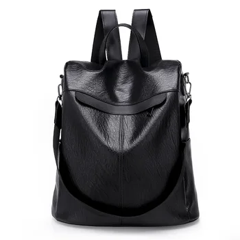 women's leather backpack waterproof backpack women's school bag anti-theft multifunctional backpack female black brown two pairs
women's leather backpack waterproof backpack women's school bag anti-theft multifunctional backpack female black brown two pairs