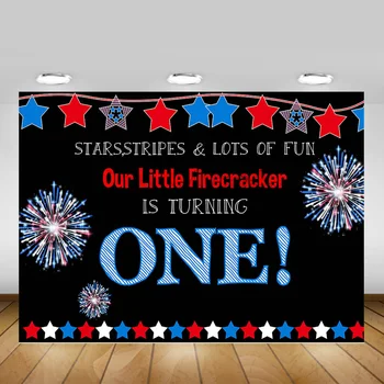 Firecracker Birthday Backdrop Photocall Independence Day 4th of July First Birthday Party Background Fireworks Rainbow Stars
Firecracker Birthday Backdrop Photocall Independence Day 4th of July First Birthday Party Background Fireworks Rainbow Stars