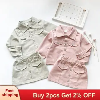 Mayfair Cabin Casual Girls Autumn Set Kids Children Coat Skirt Set Long Sleeved Solid Button Jacket Skirt Suit 2pcs Clothes Set
Mayfair Cabin Casual Girls Autumn Set Kids Children Coat Skirt Set Long Sleeved Solid Button Jacket Skirt Suit 2pcs Clothes Set