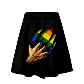 Rainbow Skirt Elastic Waist Autumn Spring Long Skirt Fashion Lgbt Gay Love Lesbian Rainbow Flag Design Print Falda Verano Mujer
Rainbow Skirt Elastic Waist Autumn Spring Long Skirt Fashion Lgbt Gay Love Lesbian Rainbow Flag Design Print Falda Verano Mujer