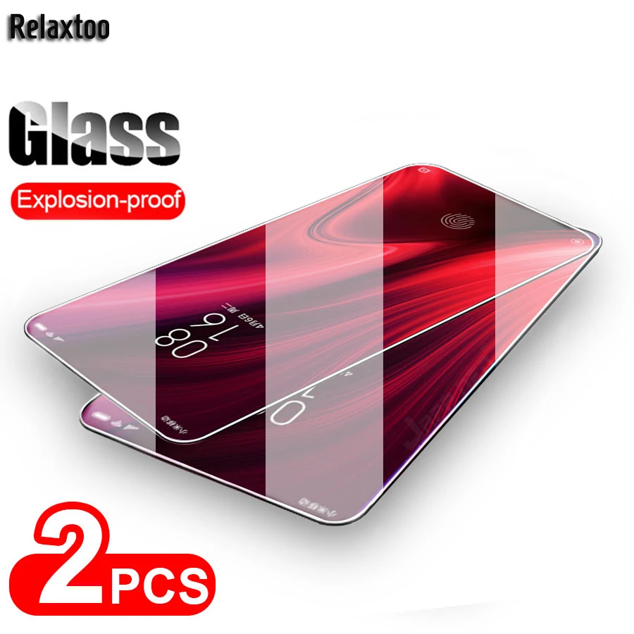 2 шт./лот закаленное стекло для ksio mi xiaomi K20 Red Pro K 20 k20pro защита экрана на 9 T 9t | Защитные стёкла и плёнки -4000233180635