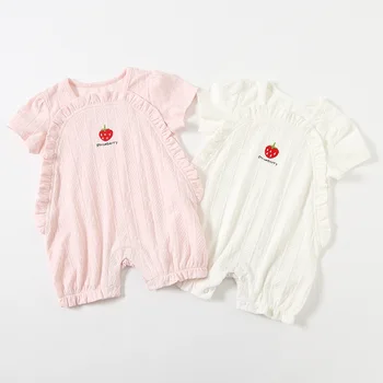 2020 Baby Girls Strawberry Print Romper 
2020 Baby Girls Strawberry Print Romper