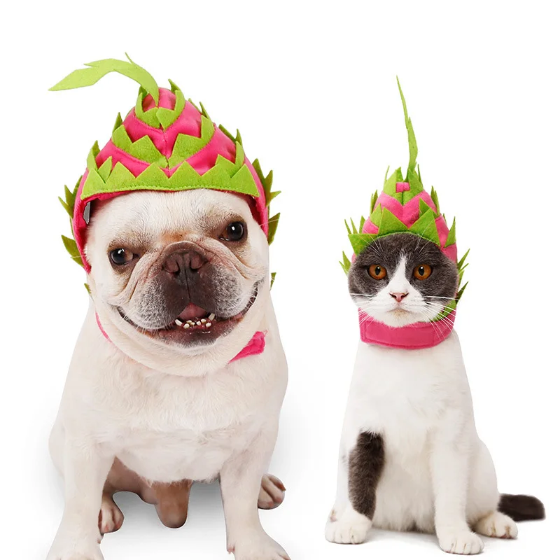 Pet Costume Dog Cat Headgear Halloween Dragon Fruit Design Hat Dog Cat Adjustable Cap for Halloween Xmas Festival Birthday Theme
Pet Costume Dog Cat Headgear Halloween Dragon Fruit Design Hat Dog Cat Adjustable Cap for Halloween Xmas Festival Birthday Theme