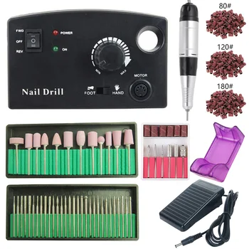 35000/20000 RPM Electric Nail Drill Machine Kit Manicure Pedicure Tip Polishing File Strong Nail Drill Equipment Gel Remover Set 
35000/20000 RPM Electric Nail Drill Machine Kit Manicure Pedicure Tip Polishing File Strong Nail Drill Equipment Gel Remover Set