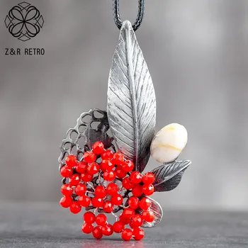 Jewelry Red Crystal Beads Flower Pendant Long Necklace for Women Vintage Plant Suspension Rope Chains Choker Wholesale Jewellery
Jewelry Red Crystal Beads Flower Pendant Long Necklace for Women Vintage Plant Suspension Rope Chains Choker Wholesale Jewellery