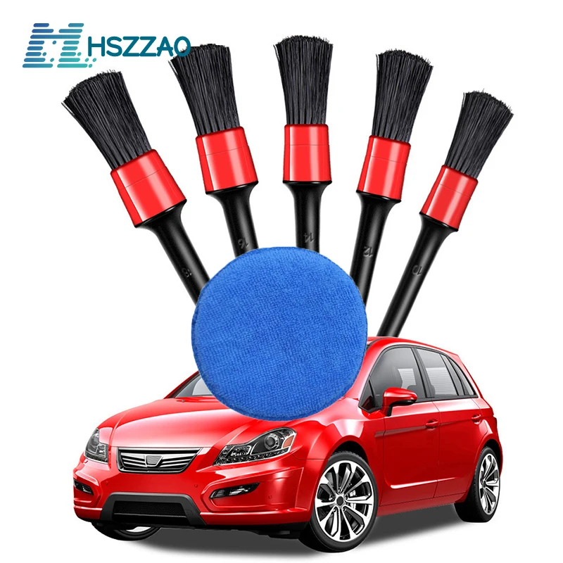 Car Detailing Brush Wash Brushes for Interior Cleaning Wheel Gap Rims Dashboard Air Vent Trim Washing Tools | Автомобили и